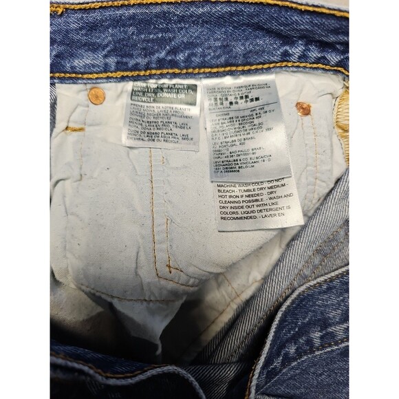 Levi's  501 S Jeans - Medium Blue - Picture 13 of 15